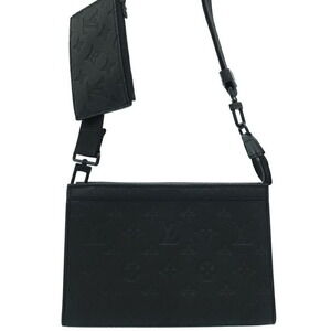 Louis Vuitton Monogram Shadow Black Gaston Wearable Wallet Shoulder Bag
